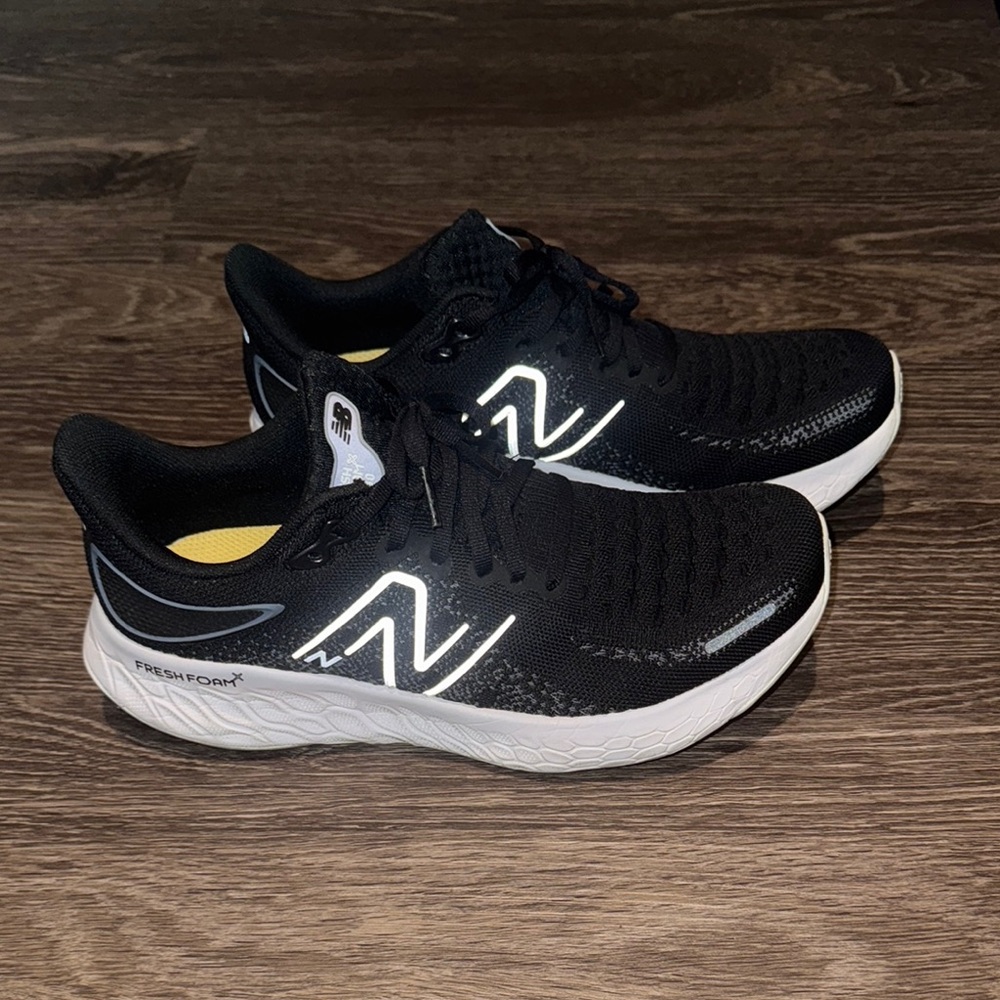 New Balance Fresh Foam 1080V12- Black and White Running Shoes
